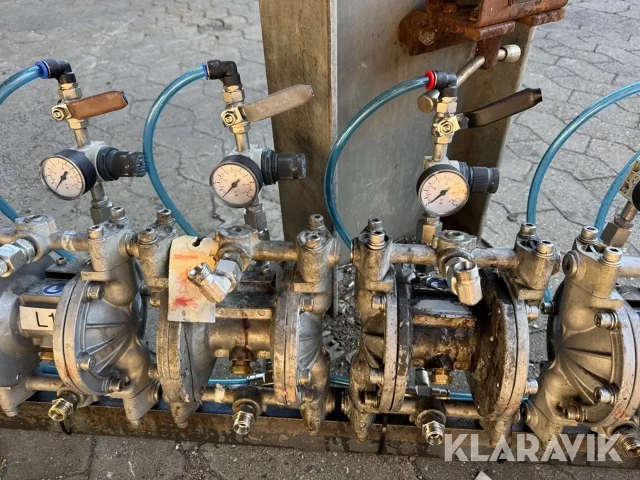 Billede 6 - manifold-setup med 8 styk membranpumper