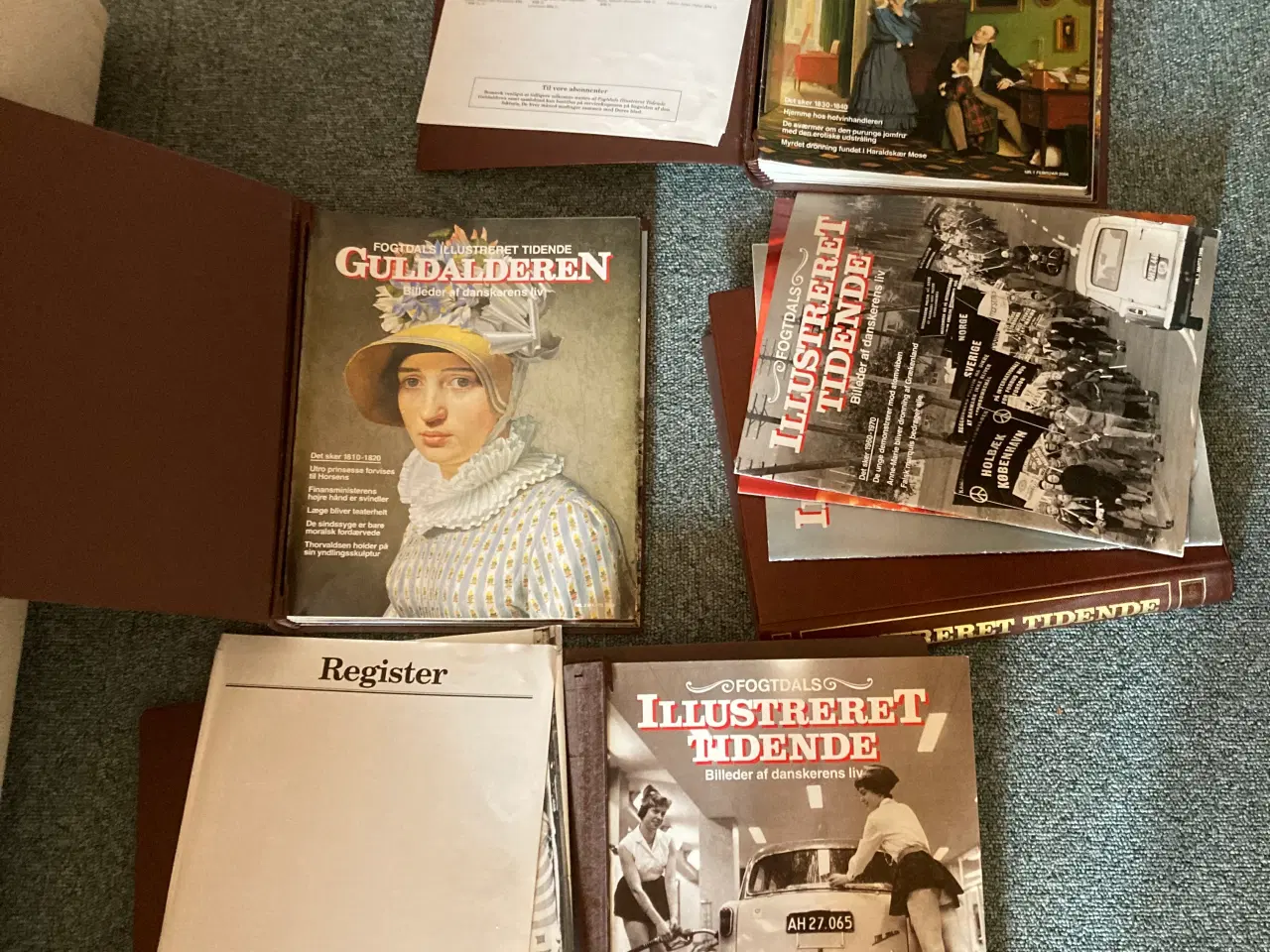 Billede 1 - Tidsskrifter i læderindbinding