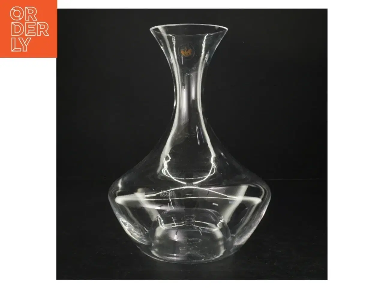 Billede 1 - Glas dekanter fra Holmegaard (str. 29 cm)