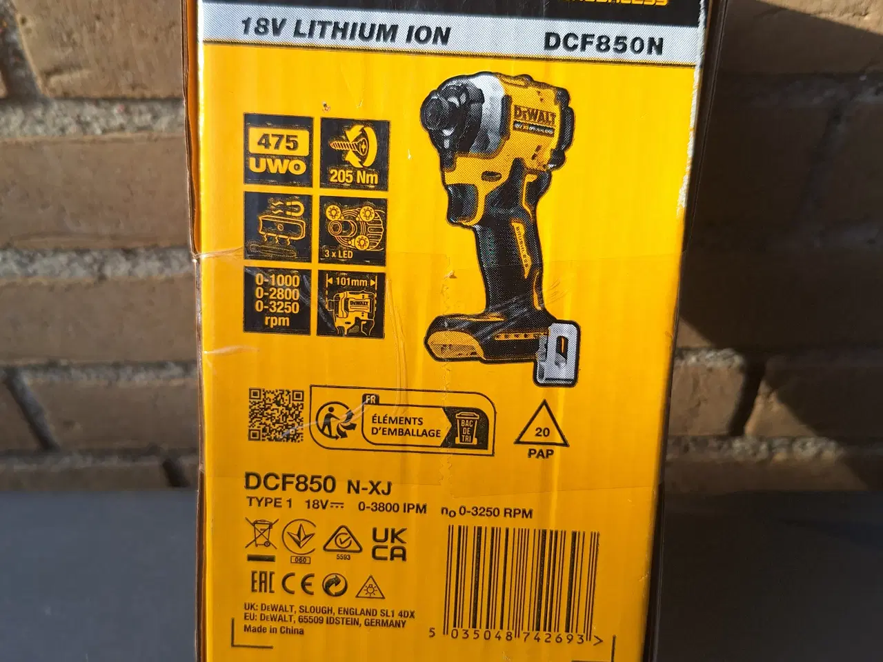 Billede 2 - Helt ny DeWalt XR slag skruemaskine. 
