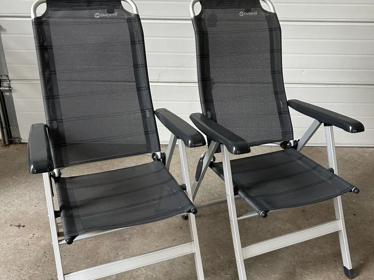 Billede 1 - 2 x Outwell camping stol m/høj ryg