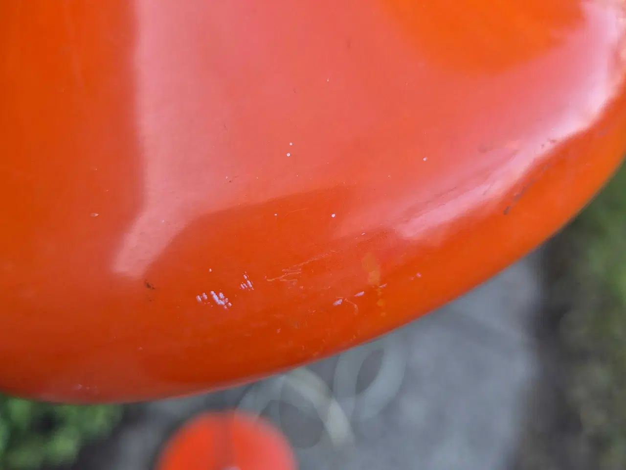 Billede 9 - Usædvanlig orange gulvlampe med den rette patina