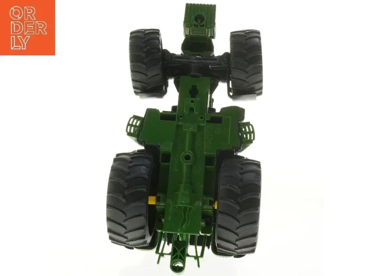Billede 5 - Buder traktor med vogn - John Deere (str. 25x15 cm)