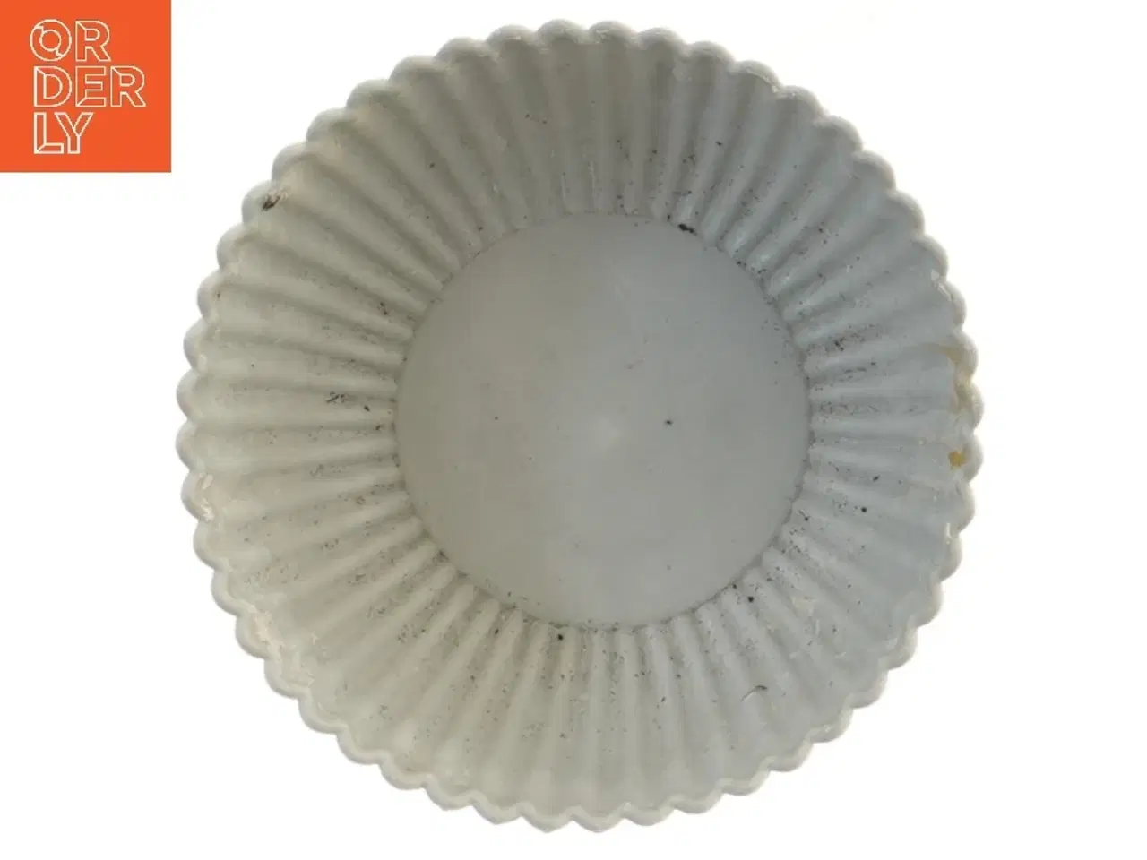 Billede 2 - Rillet skål af genbrugsmateriale (str. Ø 15 cm)