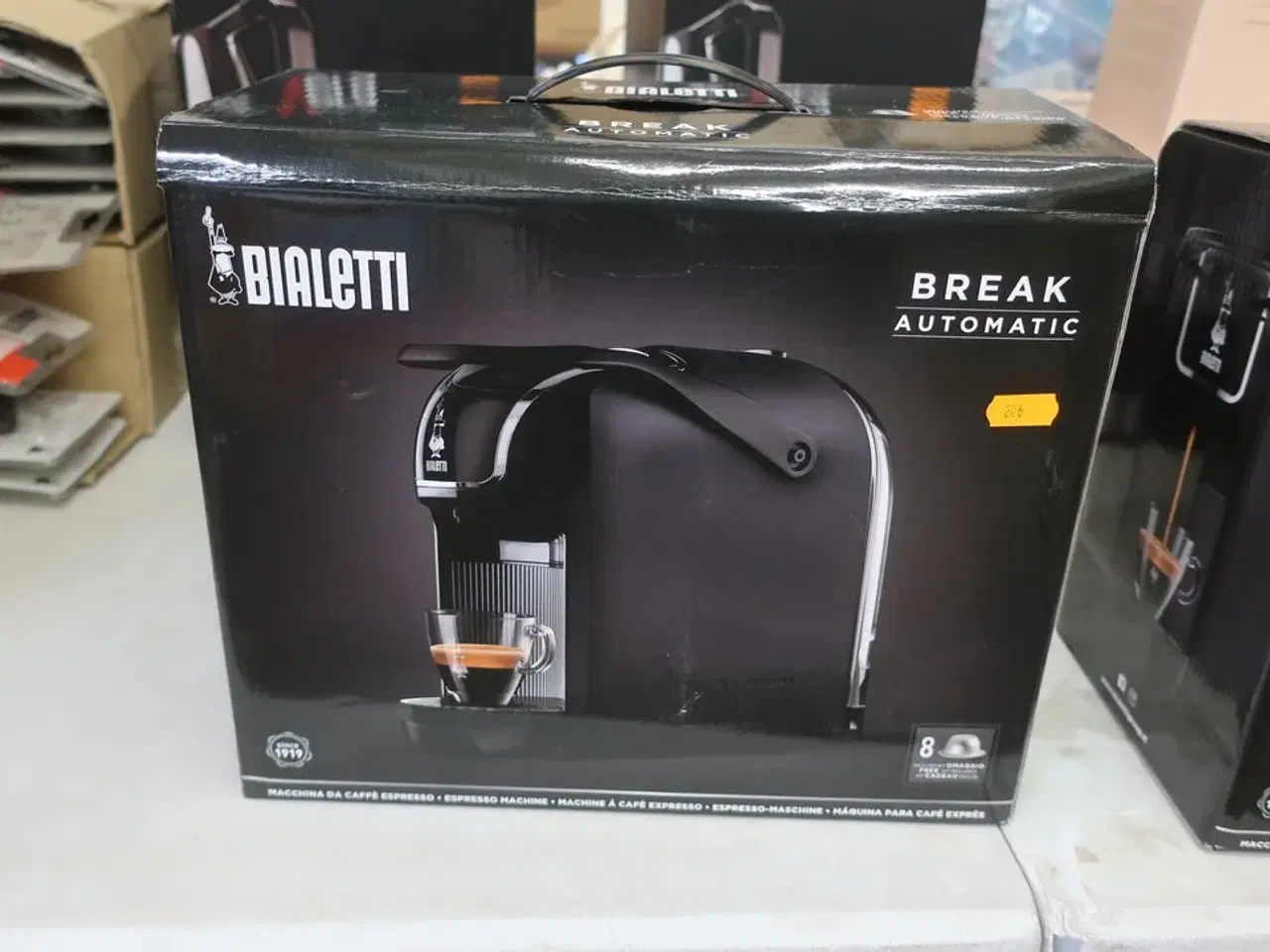 Billede 1 - Kapsel espresso kaffemaskine BIALETTI BREAK AUTOMATIC