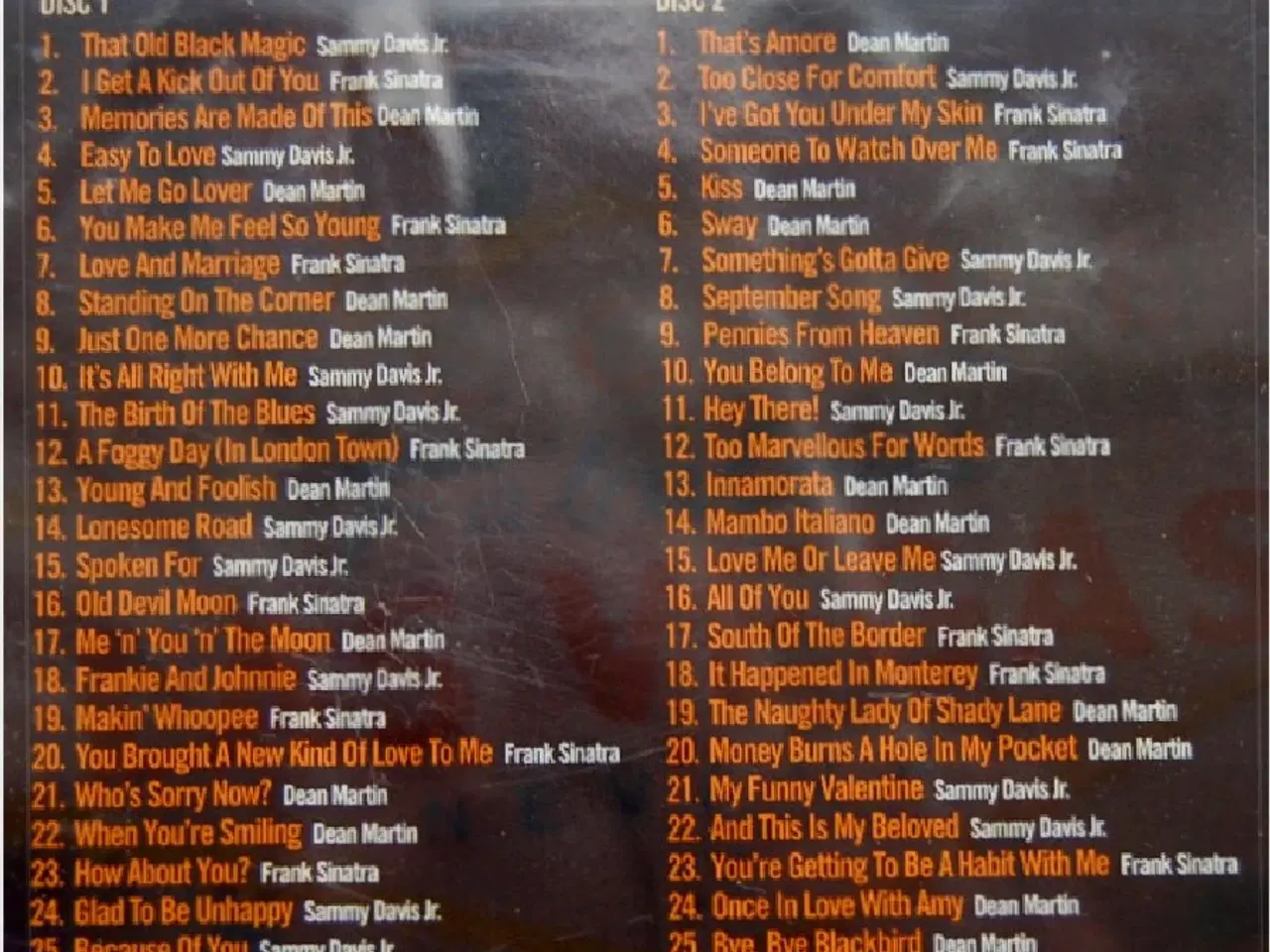 Billede 3 -  THE RAT PACK  50 Original recordings 2 CD