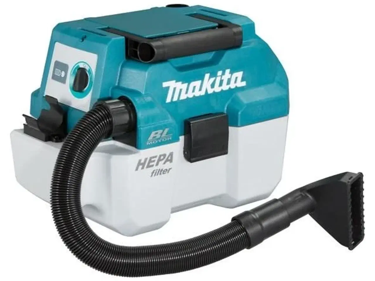 Billede 1 - Industristøvsuger Makita DVC750LZX1 – våd/tør, 7,5 l, blå/hvid