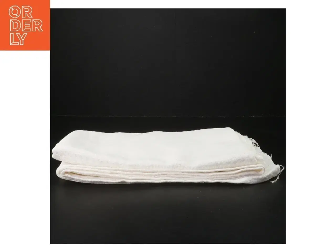 Billede 2 - Gammel Off-white dug, Damask (str. 114x118 cm) fra Damask