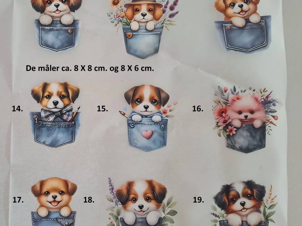 Billede 6 - Strygemærker med traktor, lasbiler m.m. og dyr. 