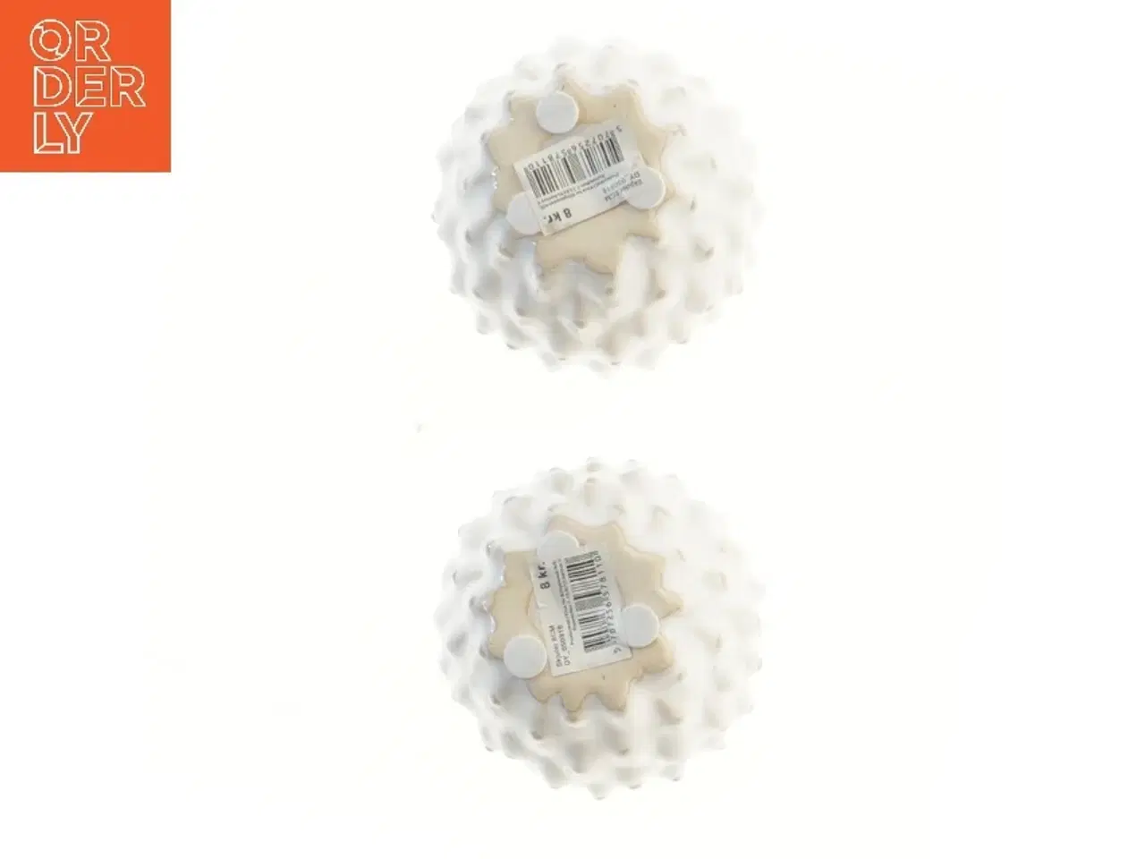 Billede 3 - Små hvide vaser fra Billig Blomst (str. 2 styk, 7,5x8 cm)