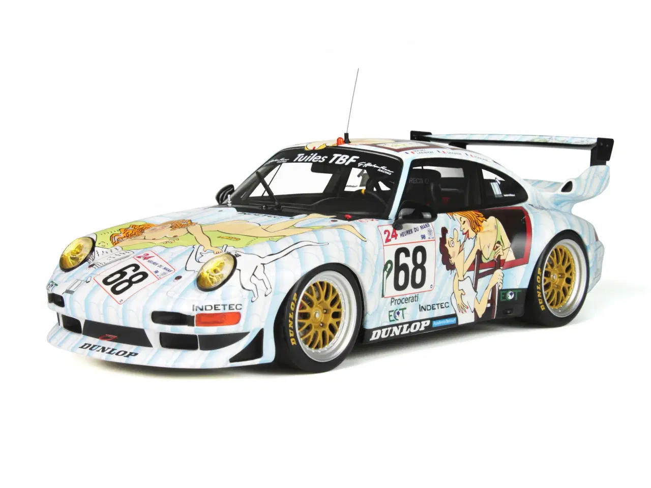 Billede 1 - 1998 Porsche 911 / 993 GT2 #68 Le Mans - 1:18