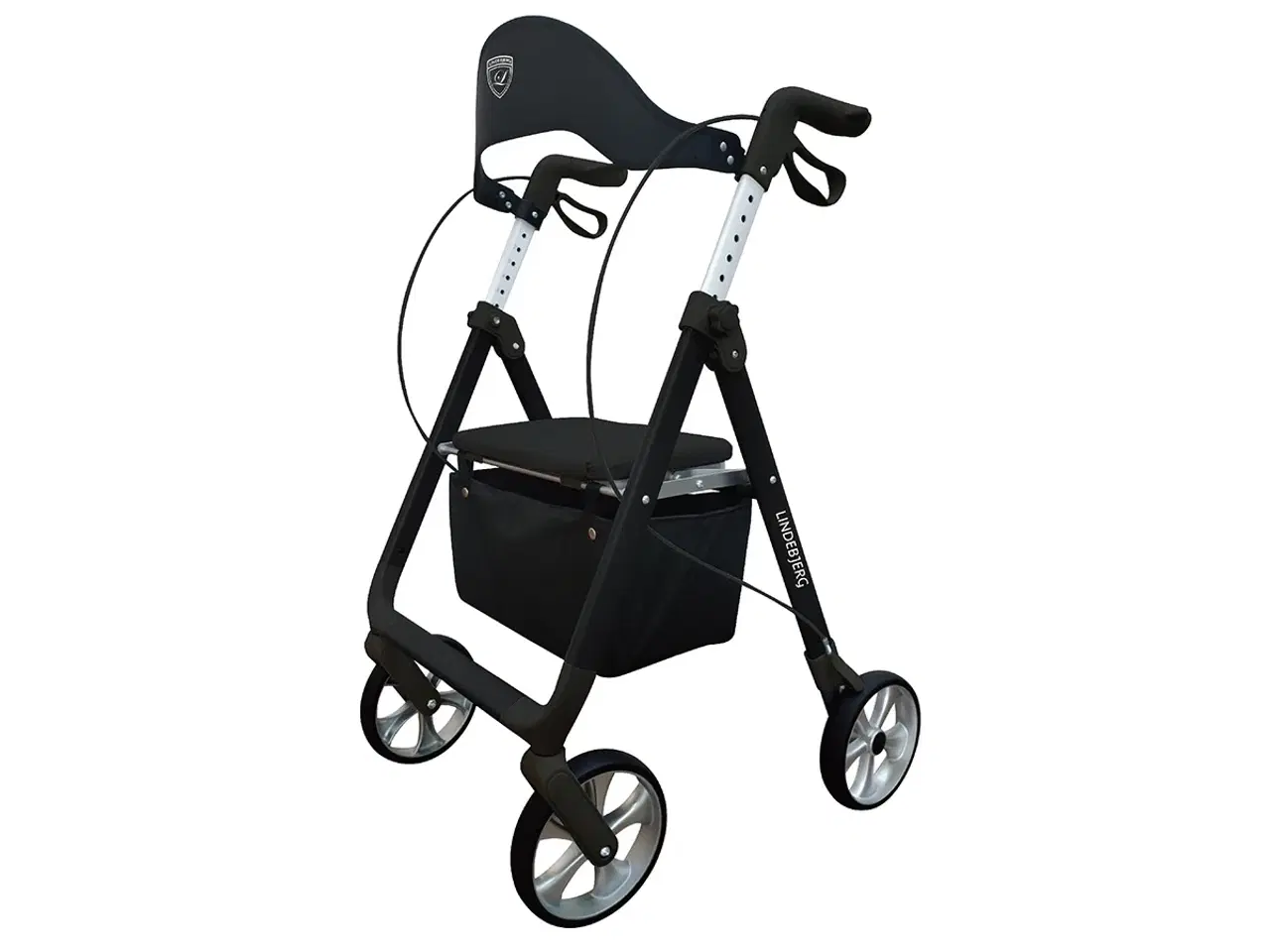 Billede 3 - Lindebjerg Rollator HF 225 letvægt - Sort