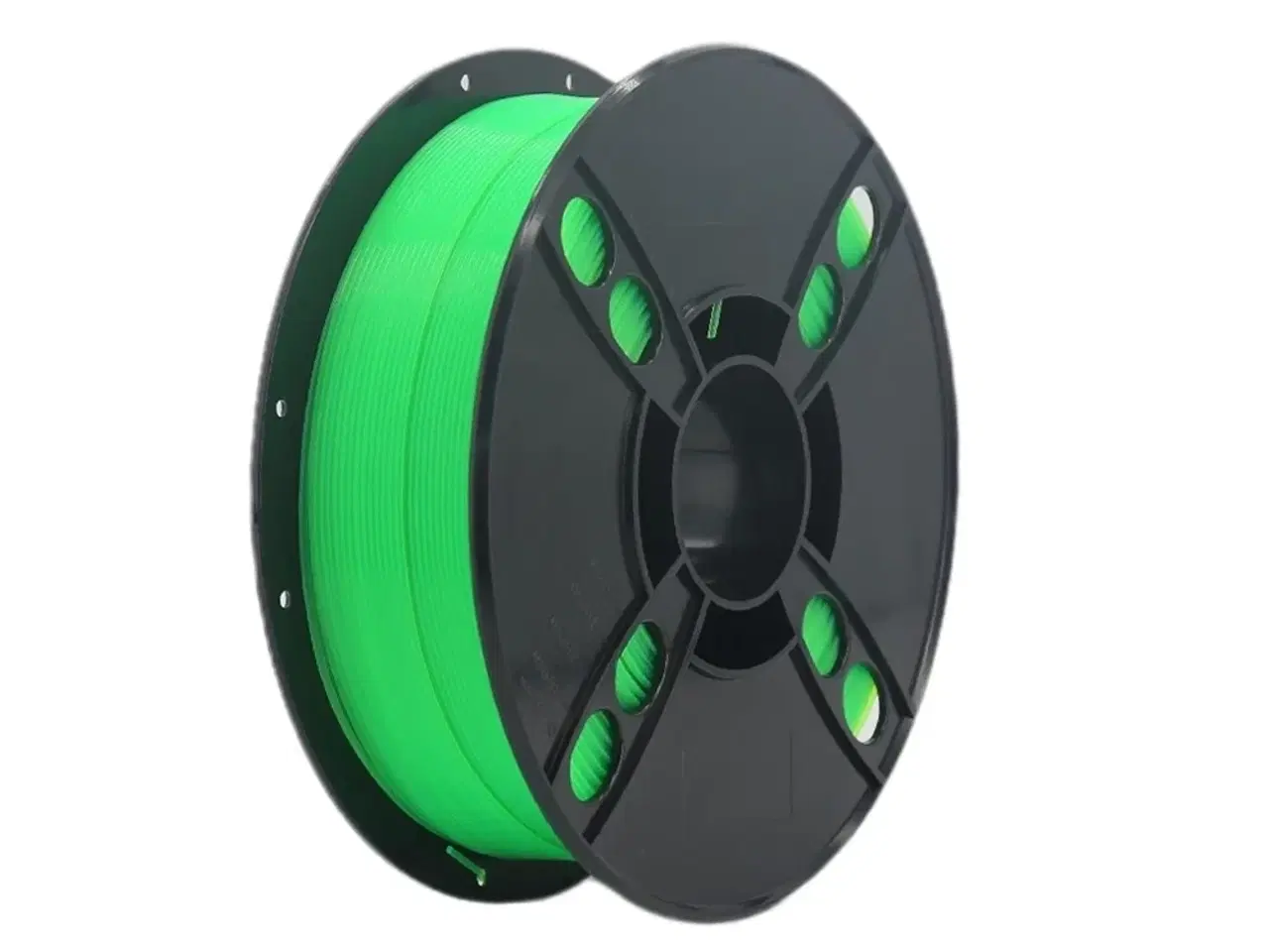 Billede 1 - SKILPRO - Transparent PLA Filament - Green - 1kg