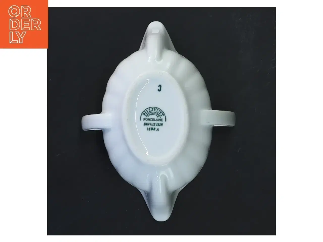 Billede 3 - Hvid porcelæns saucekande fra Pillivuyt (str. 16 cm)