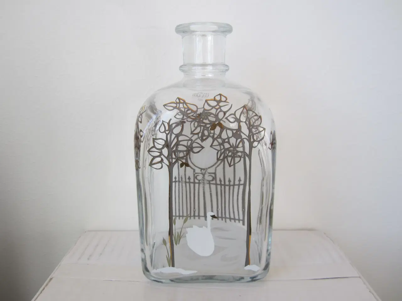 Billede 4 - 2007 Holmegaard juleflaske med 2 glas i gaveæske.