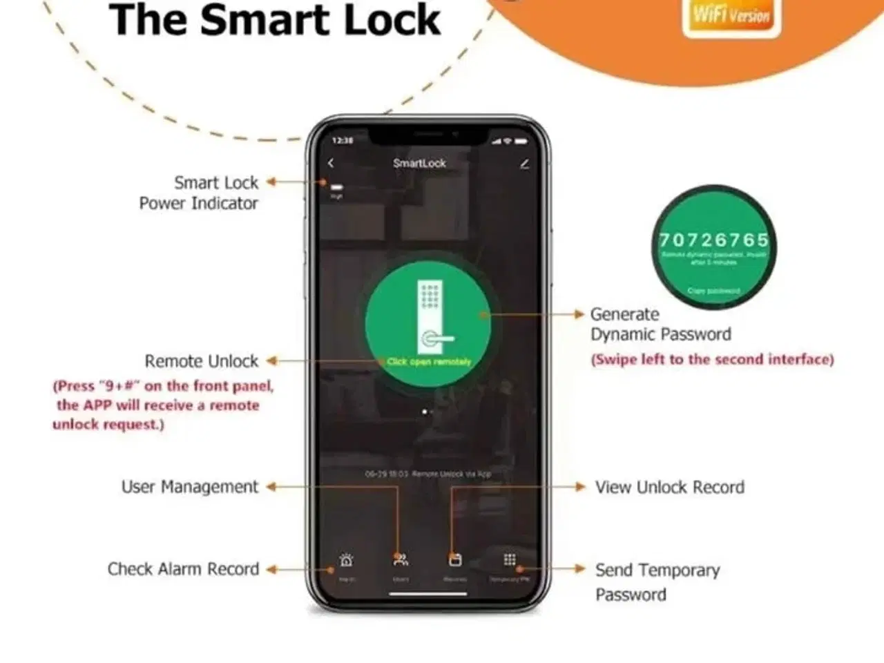Billede 3 - 2 stk. Smart Lock Fortress HR04