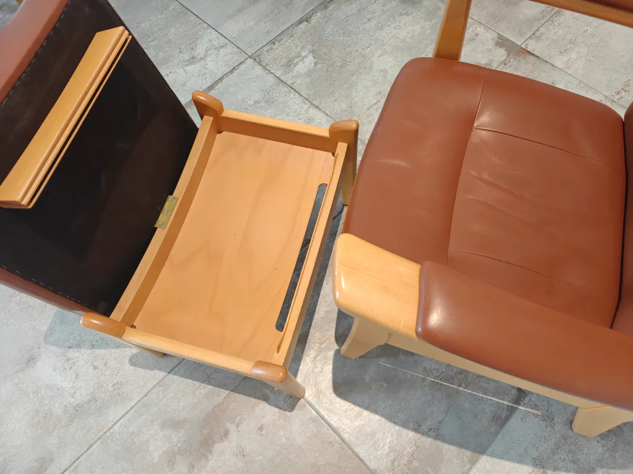 Billede 9 - Farstrup Otiumstol med fodskammel