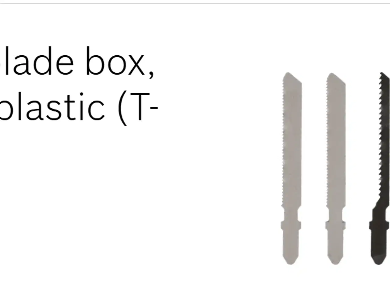 Billede 1 - 8-piece saw blade box, wood/metal/plastic (T-shank