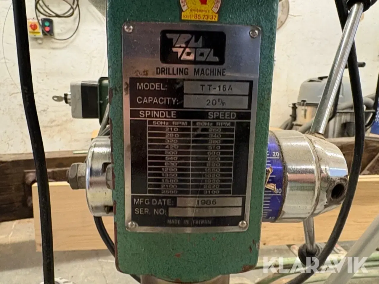 Billede 8 - Søjleboremaskine og sliber