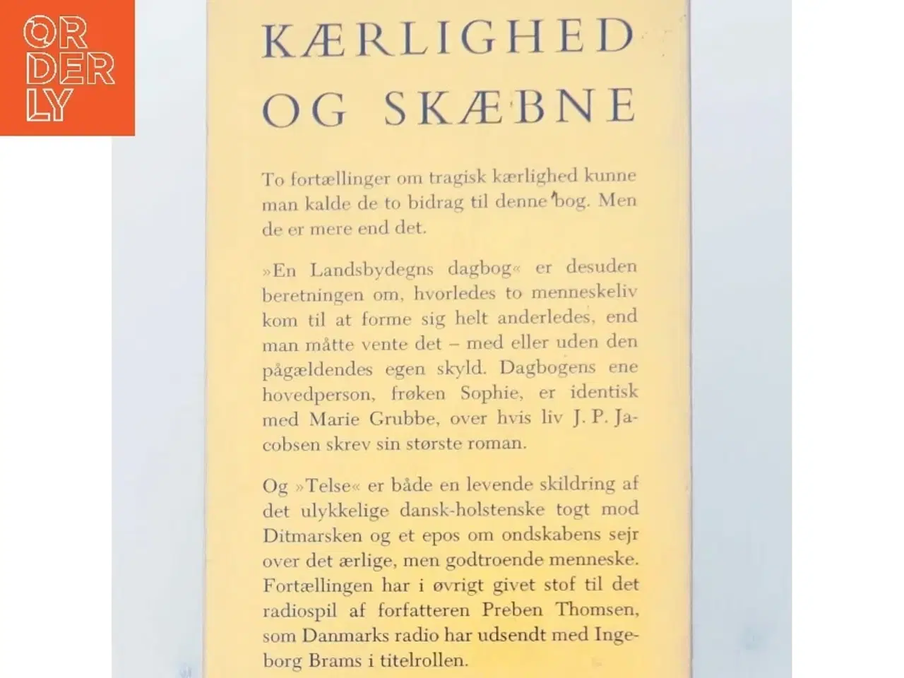 Billede 3 - En landsbydegns dagbog - Telse af Steen Steensen Blicher (Bog)
