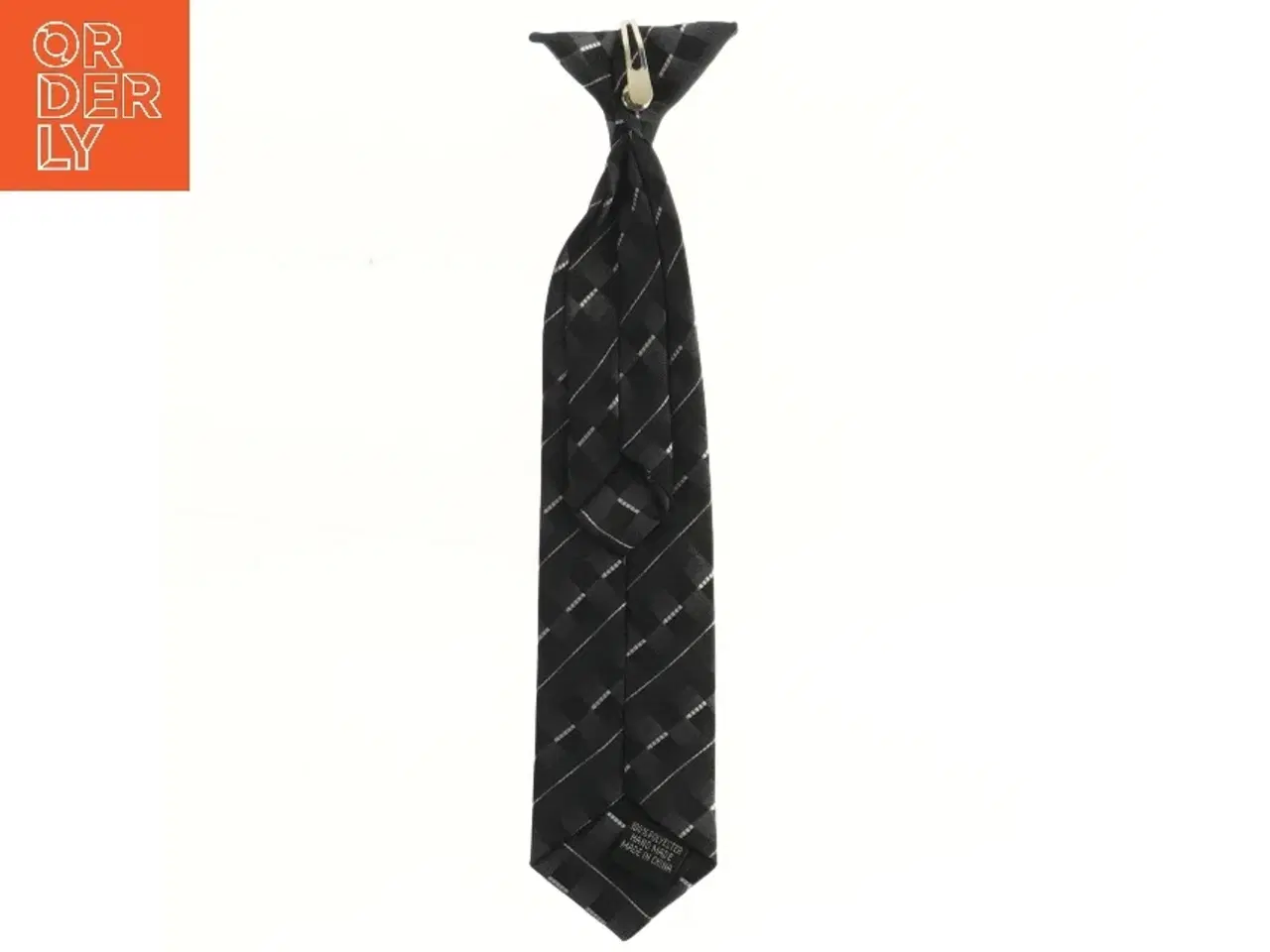 Billede 2 - Sort slipse med mønster (str. 27 cm)