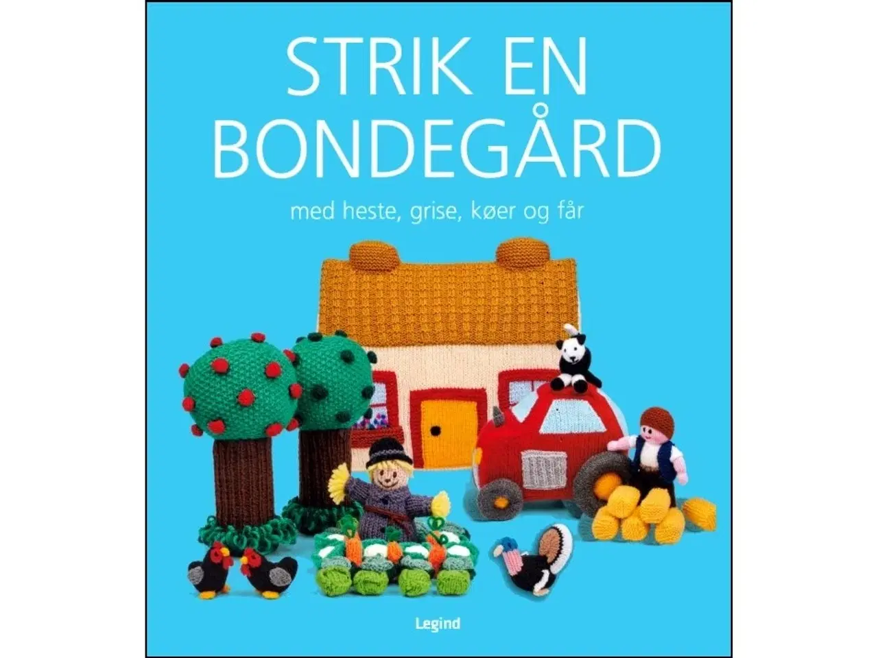 Billede 1 - Strik en bondegård - med heste, grise, køer og får