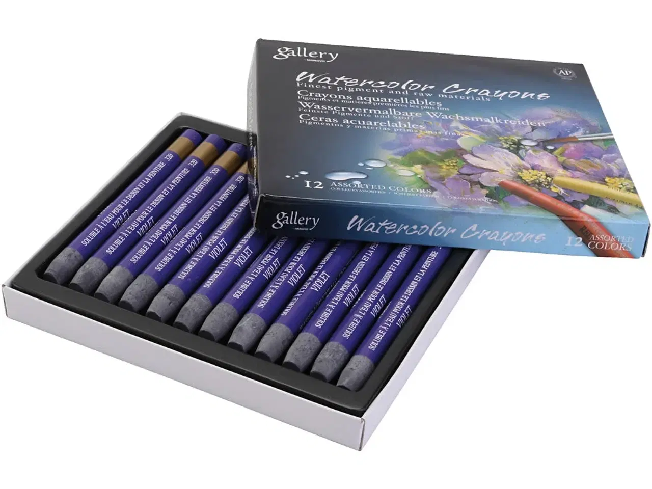 Billede 1 - Gallery Akvarel, violet, 12 stk./ 1 pk.