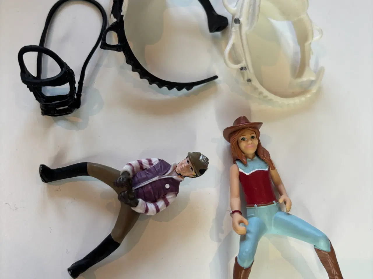 Billede 6 - Schleich fold område med 5 stk heste