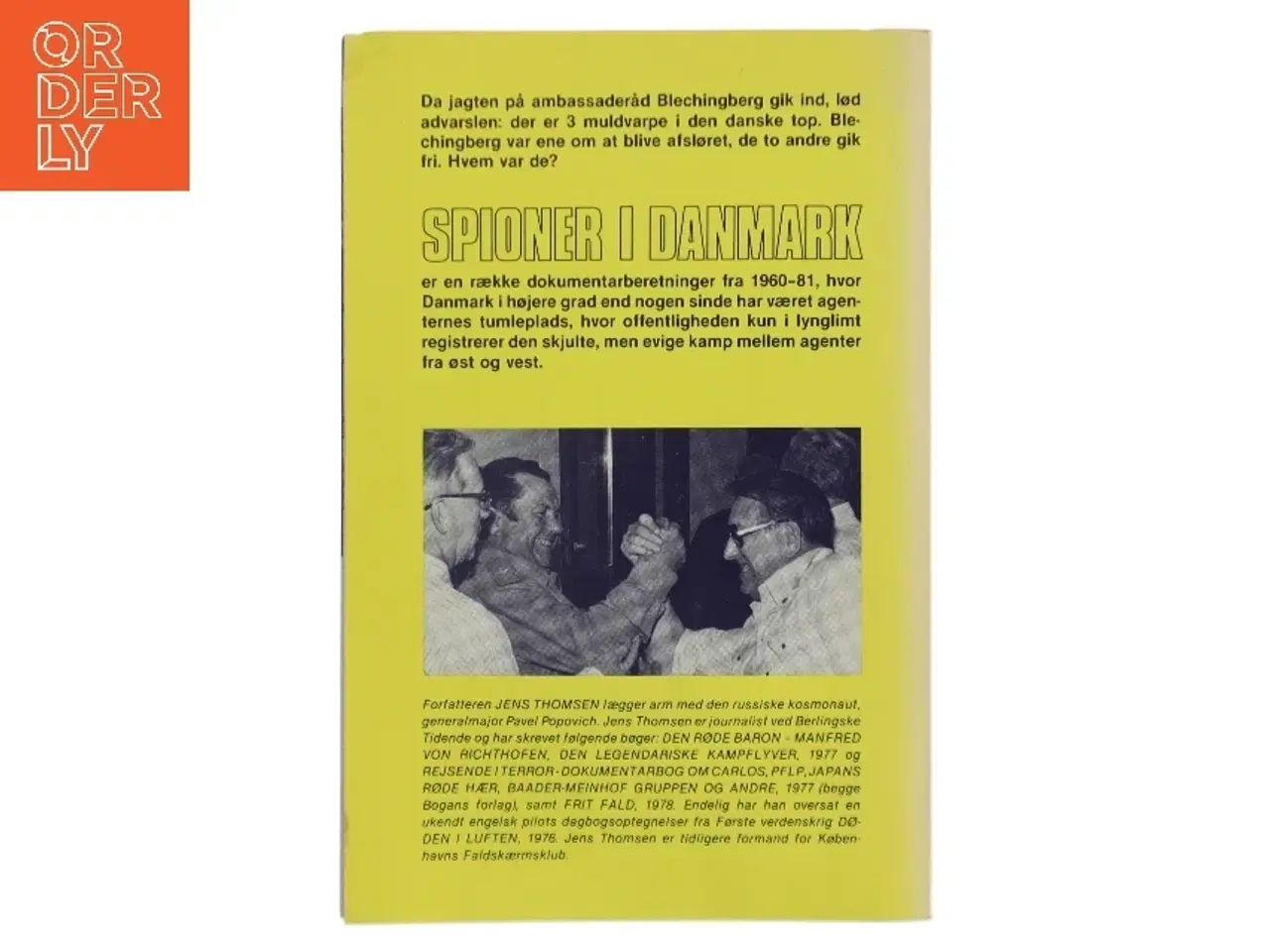 Billede 1 - Jens Thomsen: Spioner i Danmark