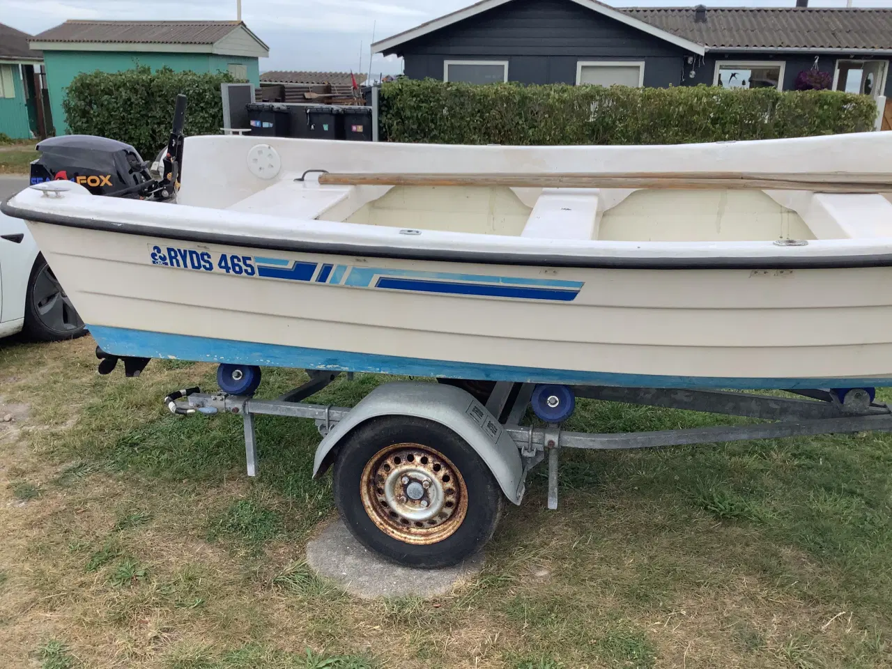 Billede 2 - 14 fods Rydes jolle 465 med ny motor 