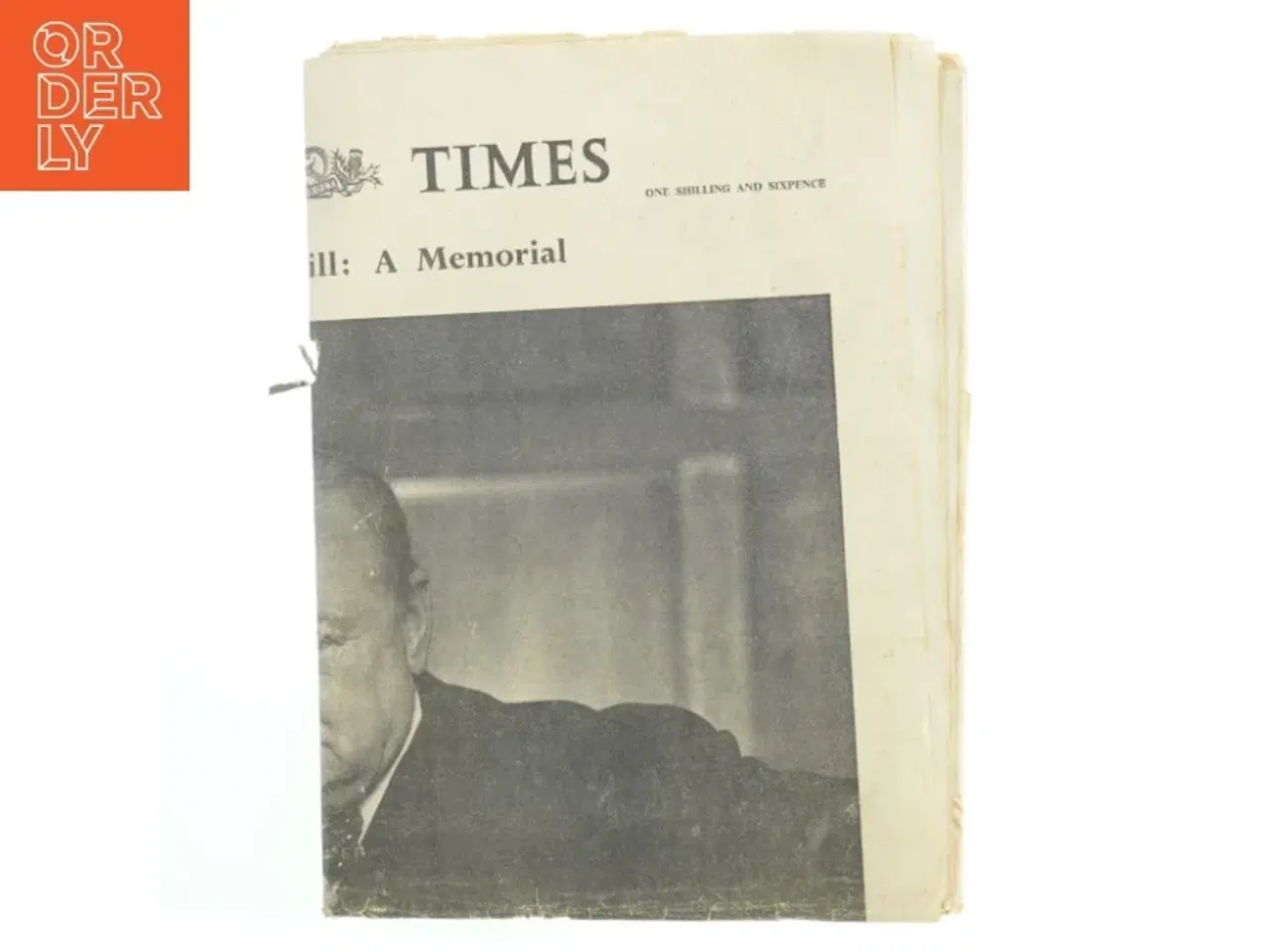 Billede 6 - Gammel avis 'The Times - Churchill: A Memorial' (str. 60 x. 44 cm)