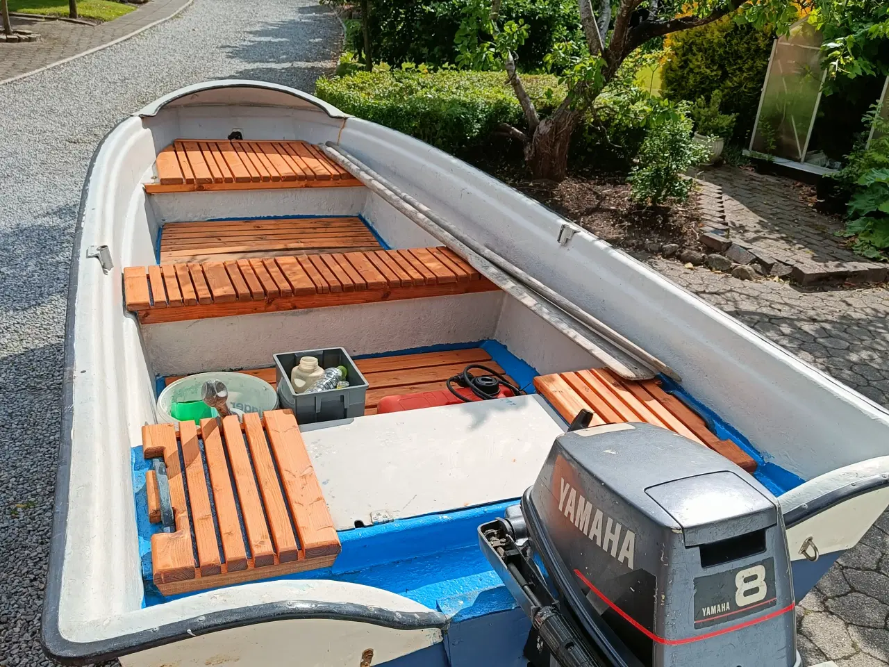Billede 8 - Jolle, 14 fods limbo m. trailer og 8 hk motor