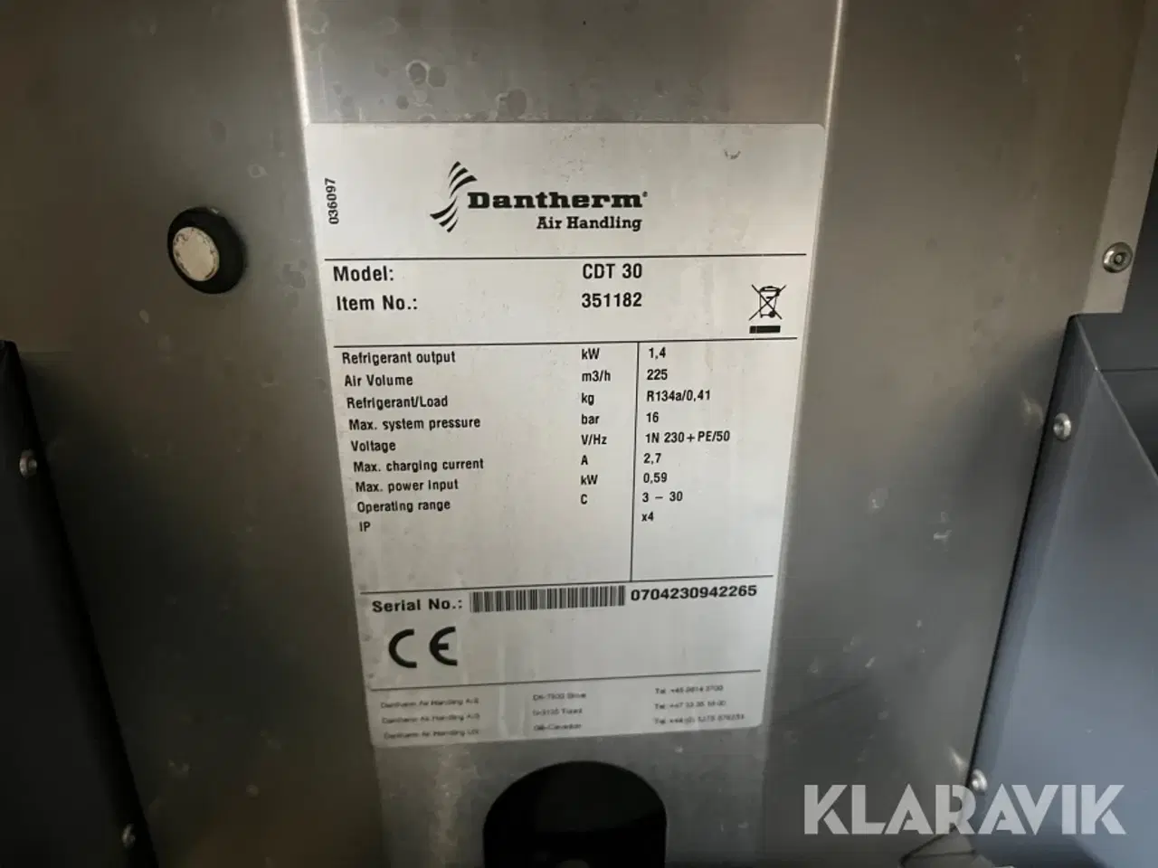 Billede 6 - Affugter Dantherm CDT 30