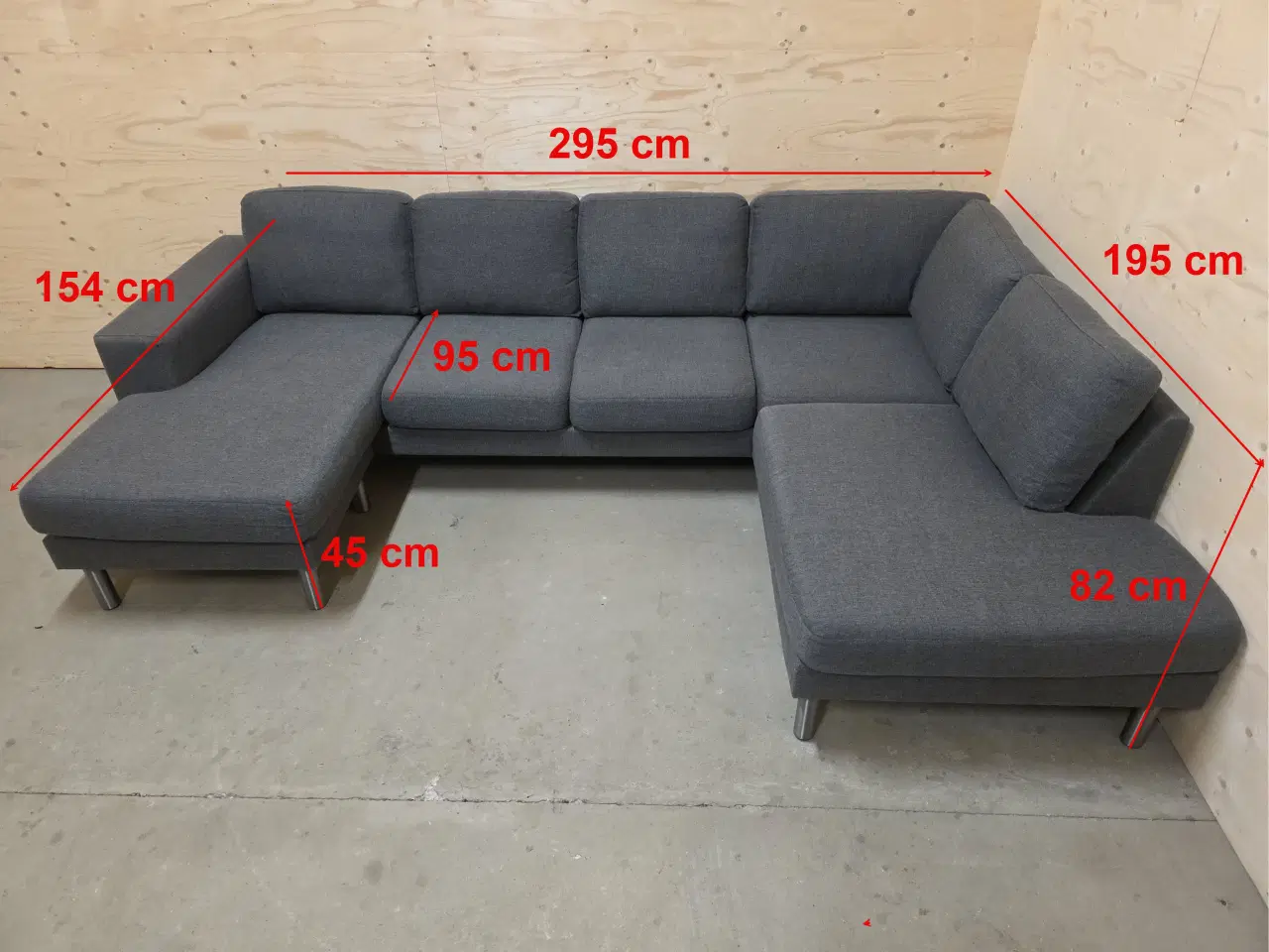 Billede 8 - Daells-Bolighus U-sofa m/ Chaiselong – God Stand