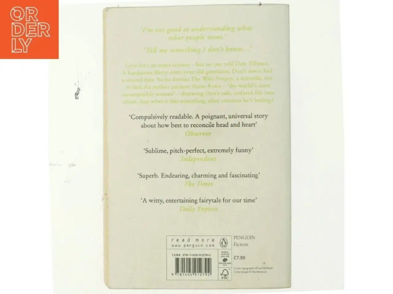 Billede 3 - The Rosie project (Læsekredssæt) af Graeme Simsion (Bog)