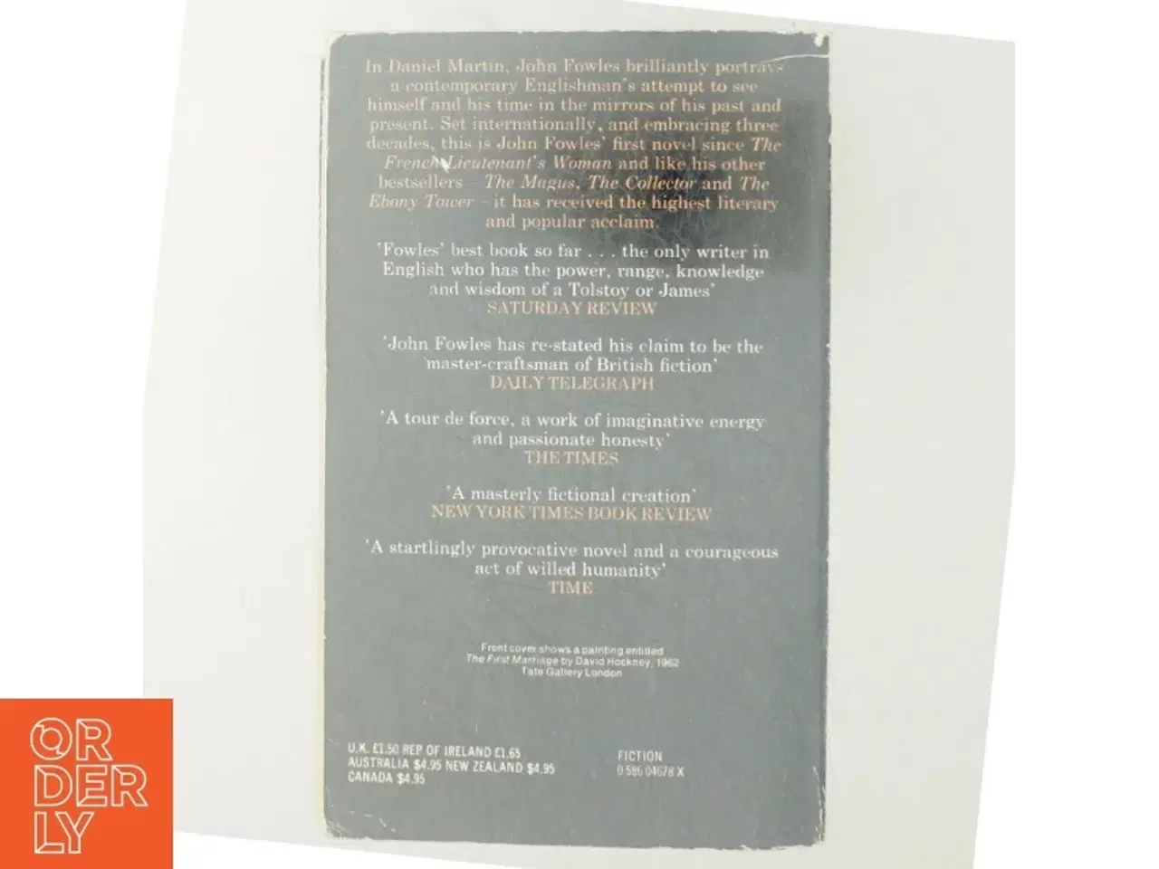 Billede 3 - John Fowles - Daniel Martin Bog