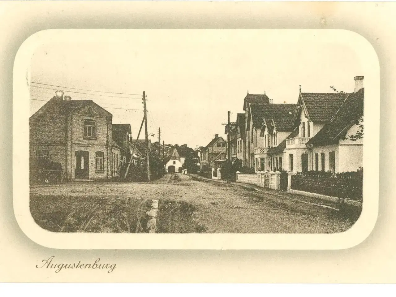 Billede 1 - Augustenborg. Kettingvej 1917