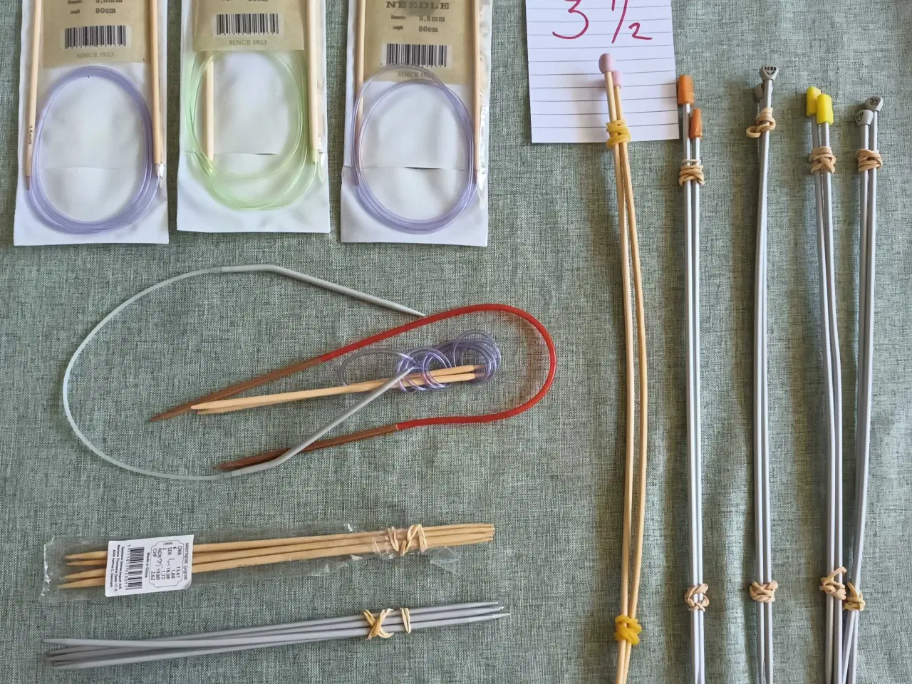 Billede 4 - Strikkepinde, rundpinde, strømpepinde og tilbehør