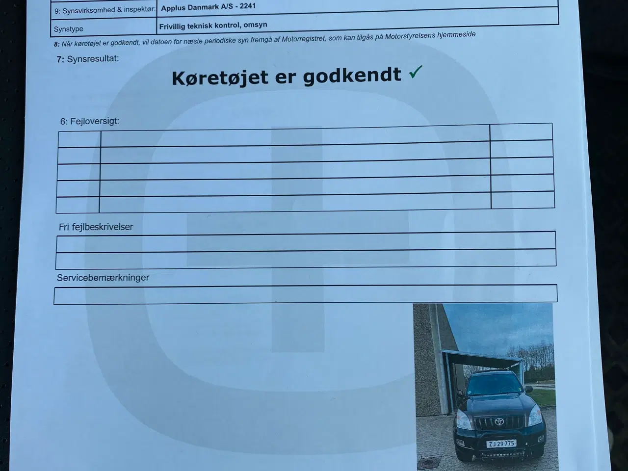 Billede 12 - Nysynet Toyota Landcruiser 