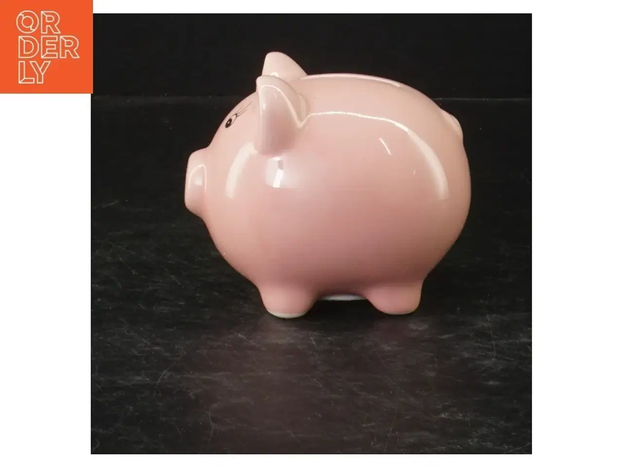 Billede 1 - Sparegris i keramik (str. 9 cm)