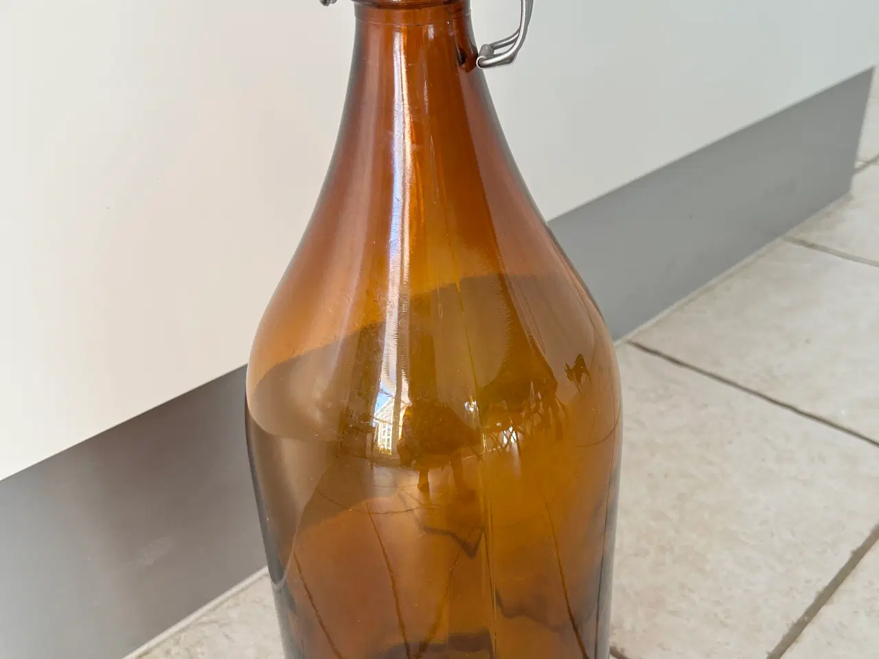 Billede 1 - Brun glasflaske