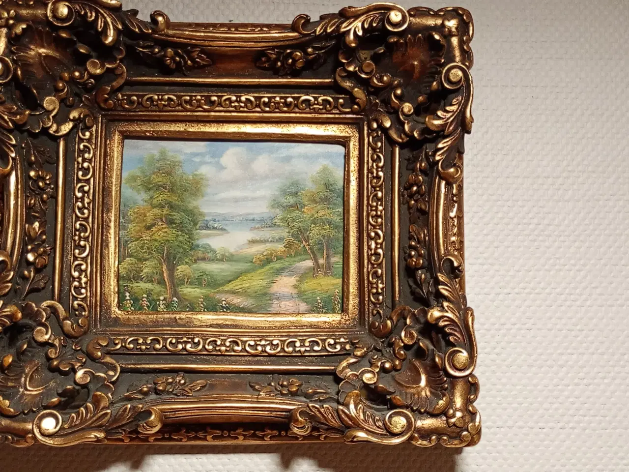 Billede 2 - Oliemaleri I perfekt stand 