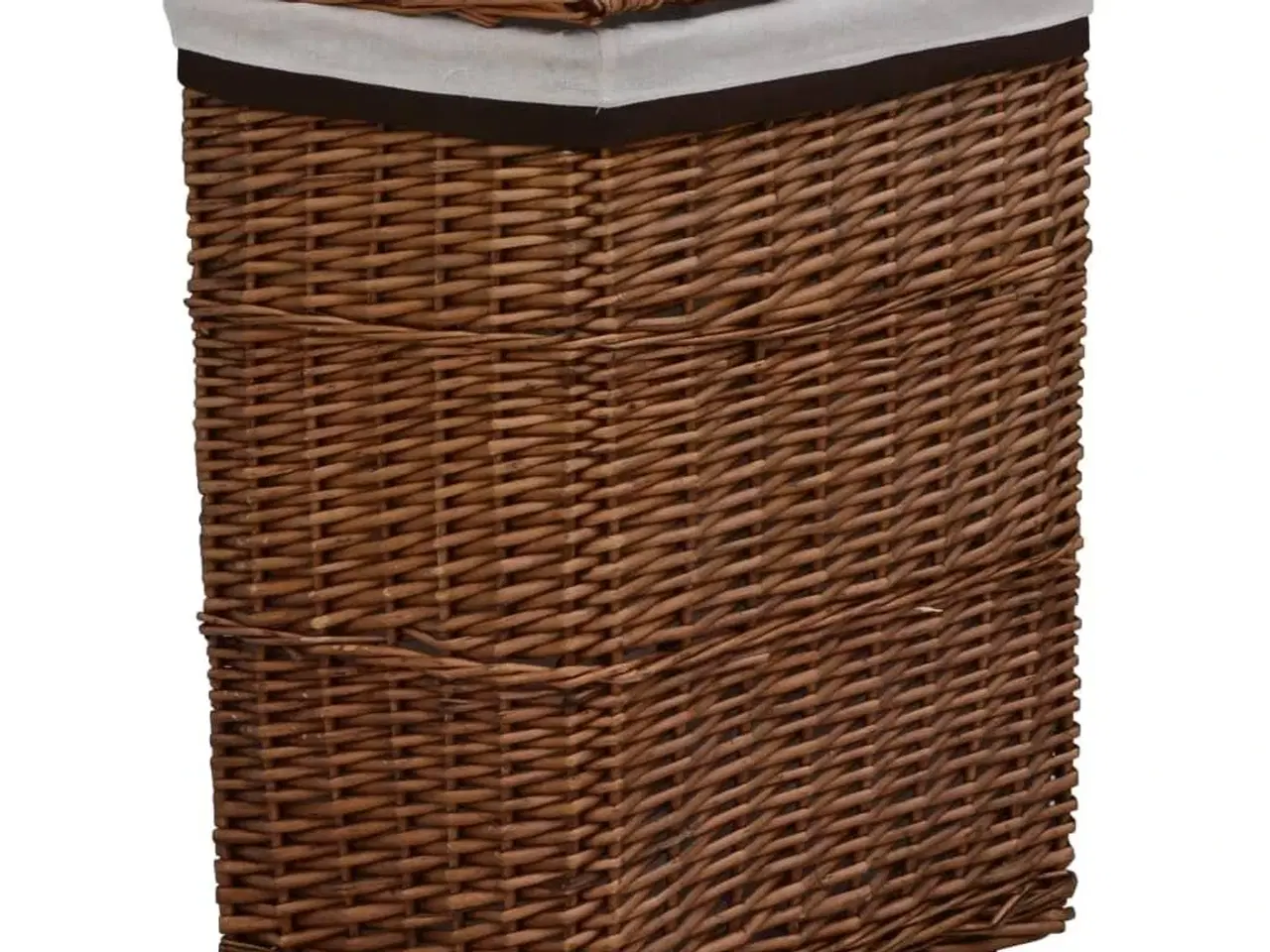 Billede 1 - Vasketøjskurv pil brun