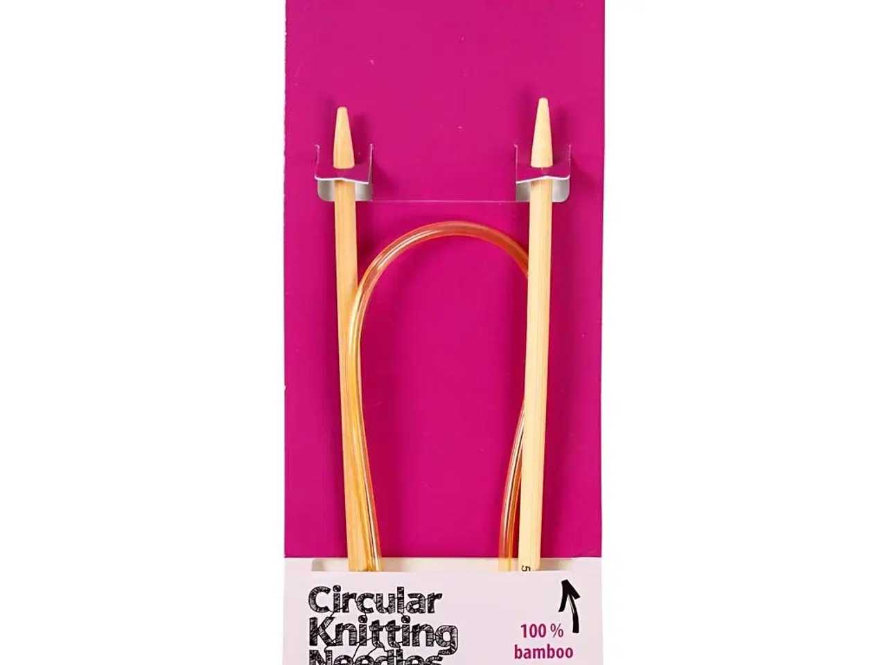 Billede 1 - Bambus Rundpind 60 cm, 5 mm - Glat og Holdbar