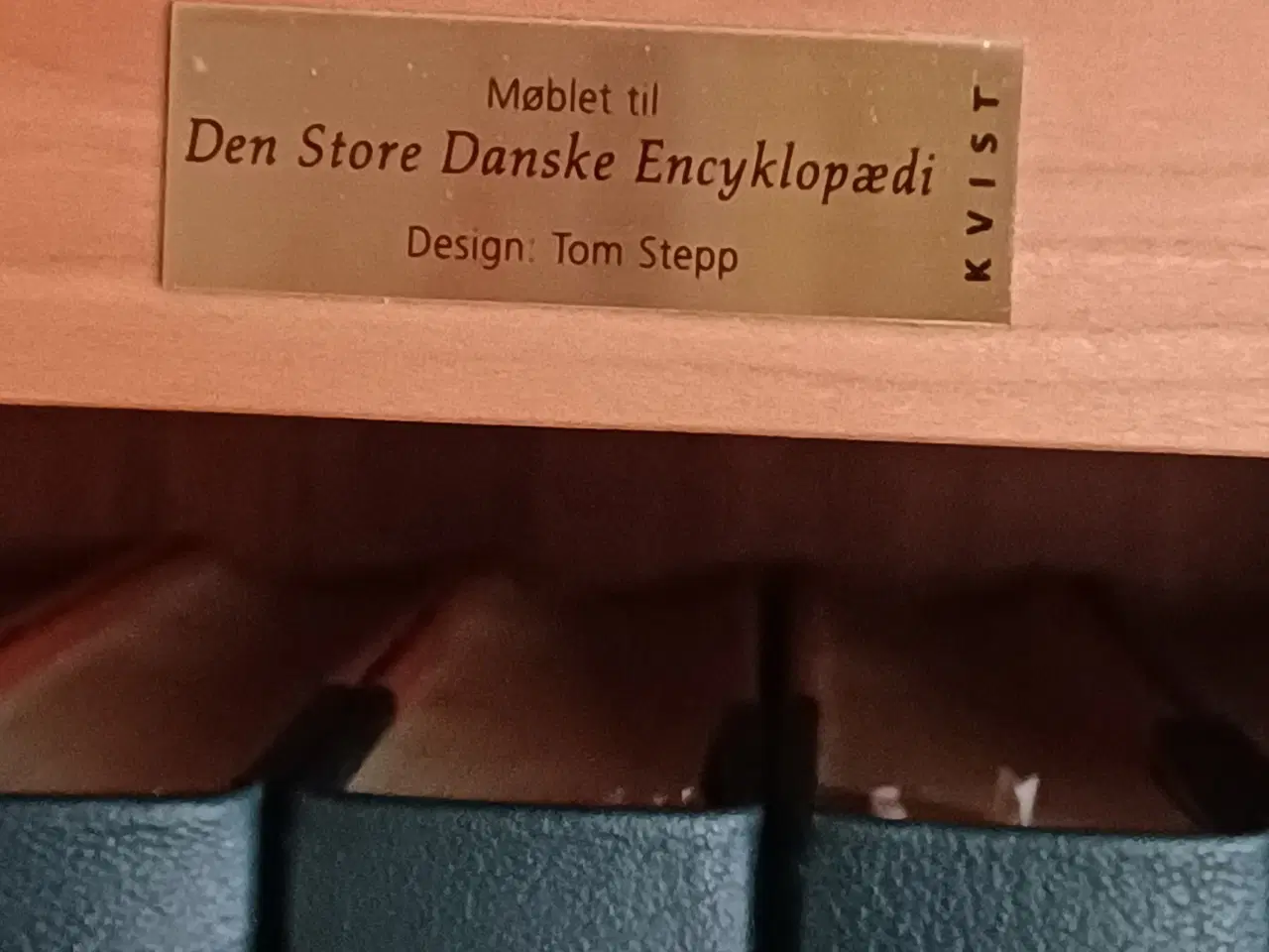 Billede 2 - Den Store Danske Encyklopædi i originalt bogskab