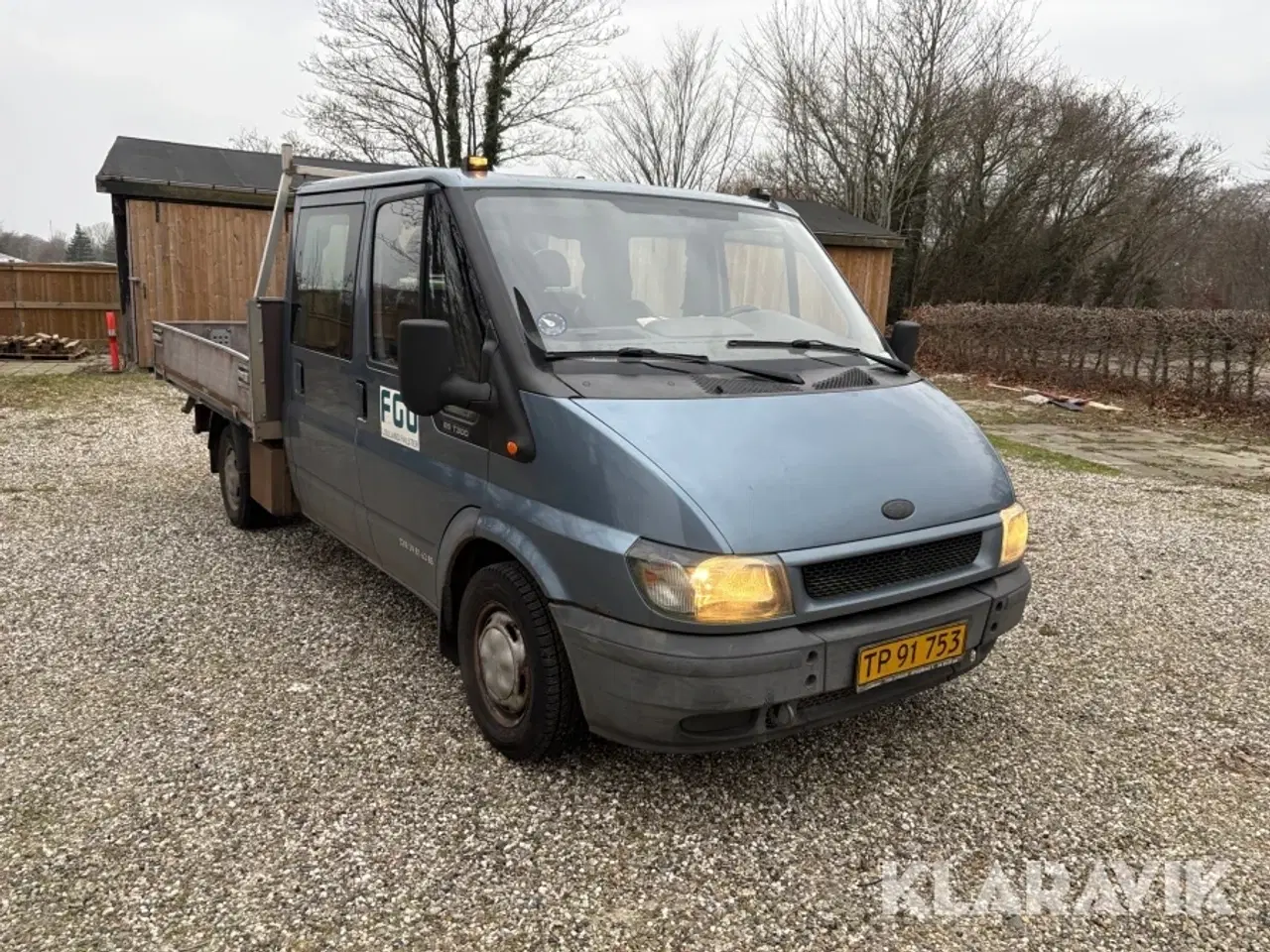 Billede 3 - Mandskabs ladbil Ford Transit