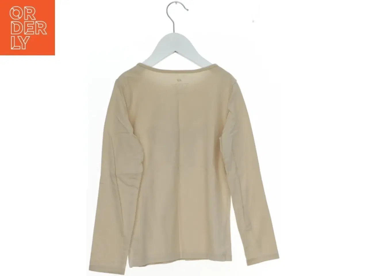 Billede 2 - Langærmet bluse med dådyrmotiv fra H&M (str. 128)