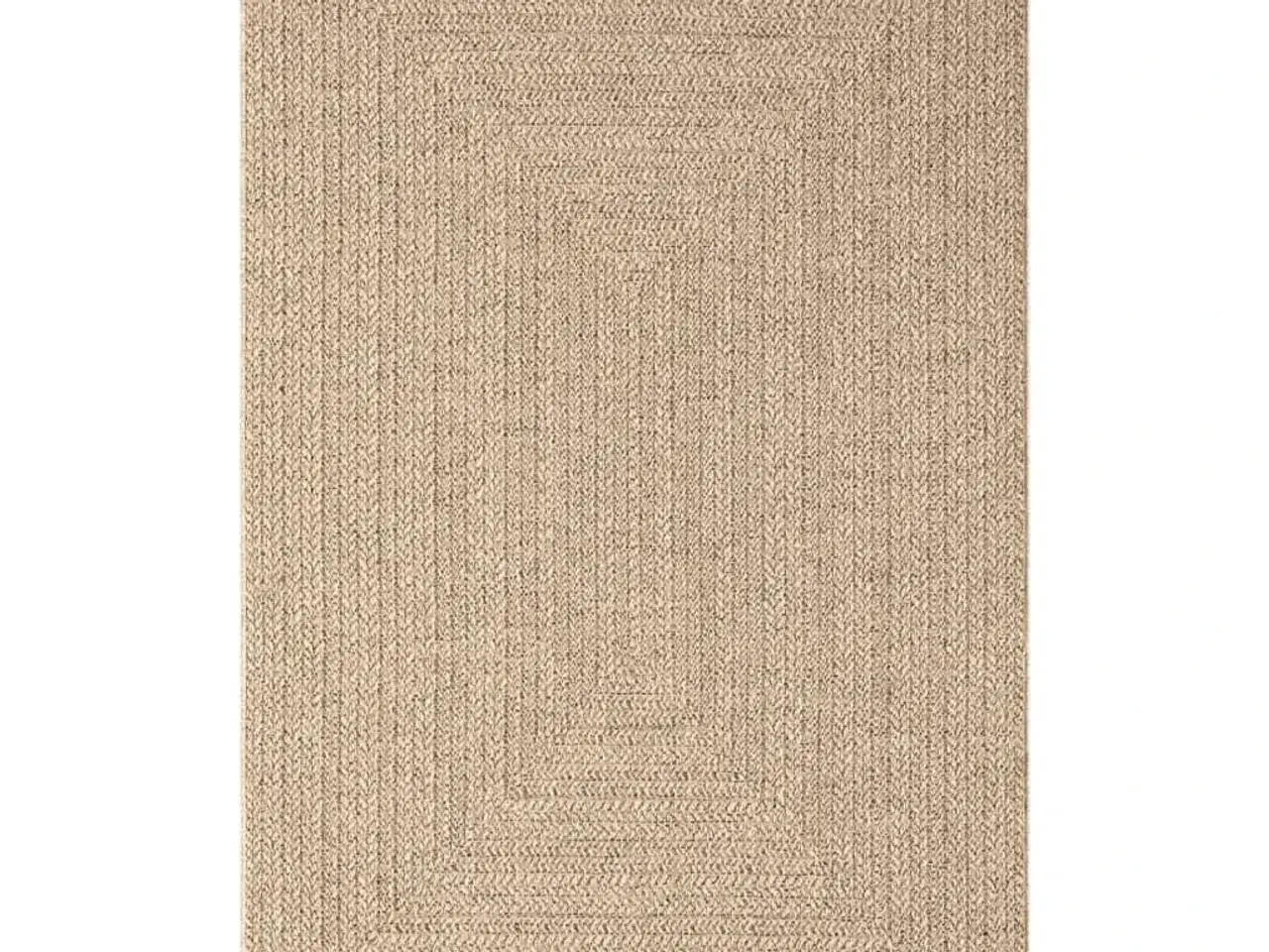 Billede 4 - Gulvtæppe 200x290 cm jute-look indendørs og udendørs