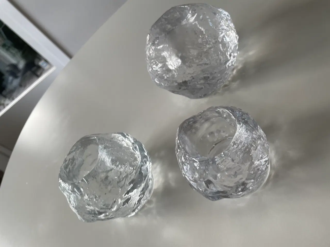 Billede 3 - Snow Ball lysestager fra Kosta Boda 3 størrelser