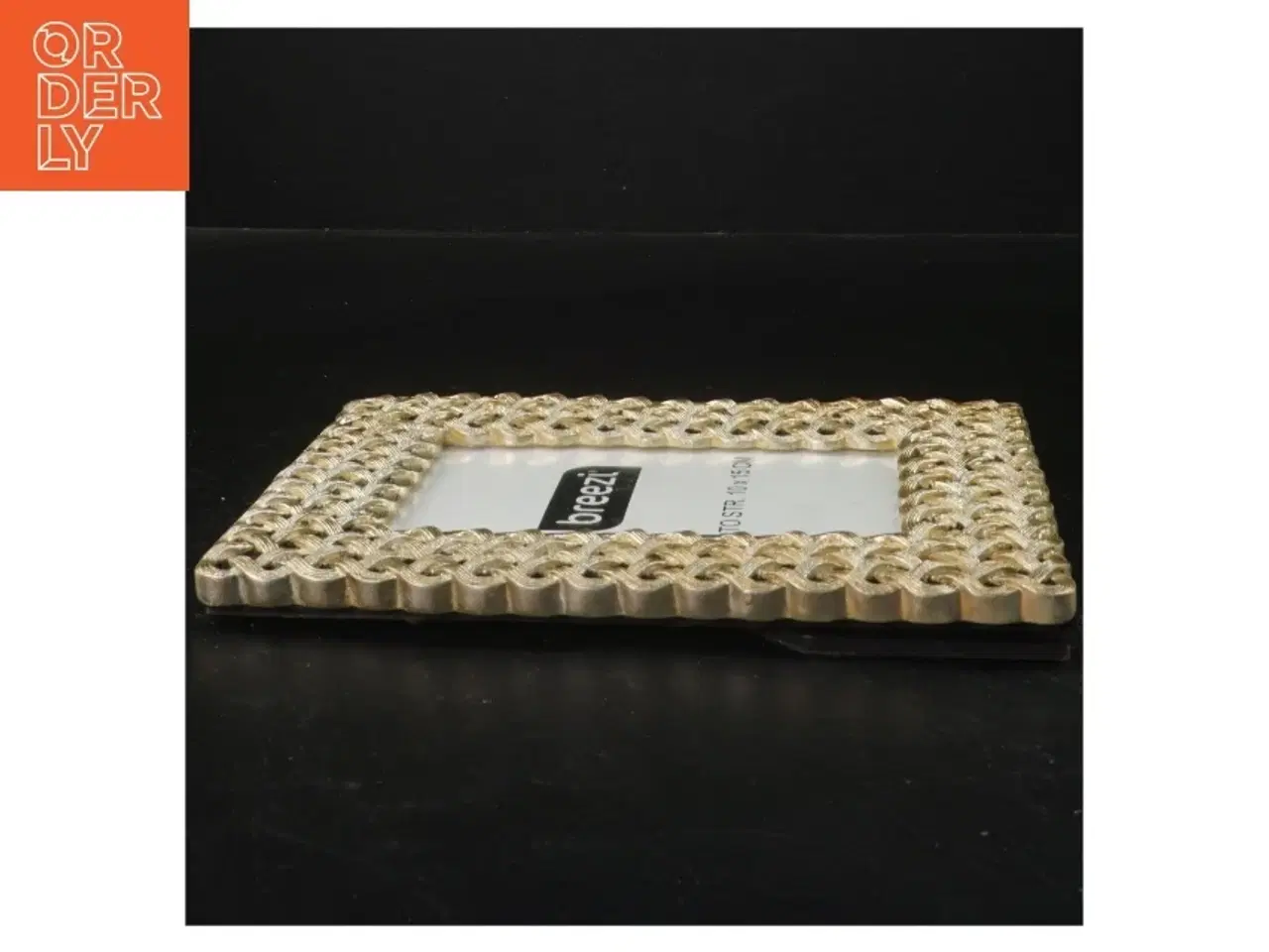 Billede 2 - Fotoramme i flettet design (str. 22x16x1 cm)